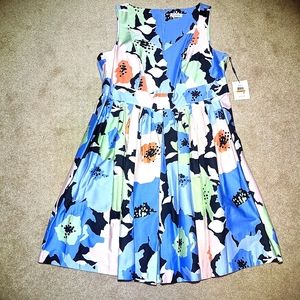 Calvin Klein Floral Print Dress / Calvin Klein Midi